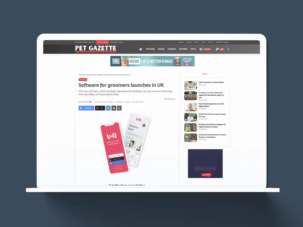 Pet Gazette: Software for Groomers Launches in the UK