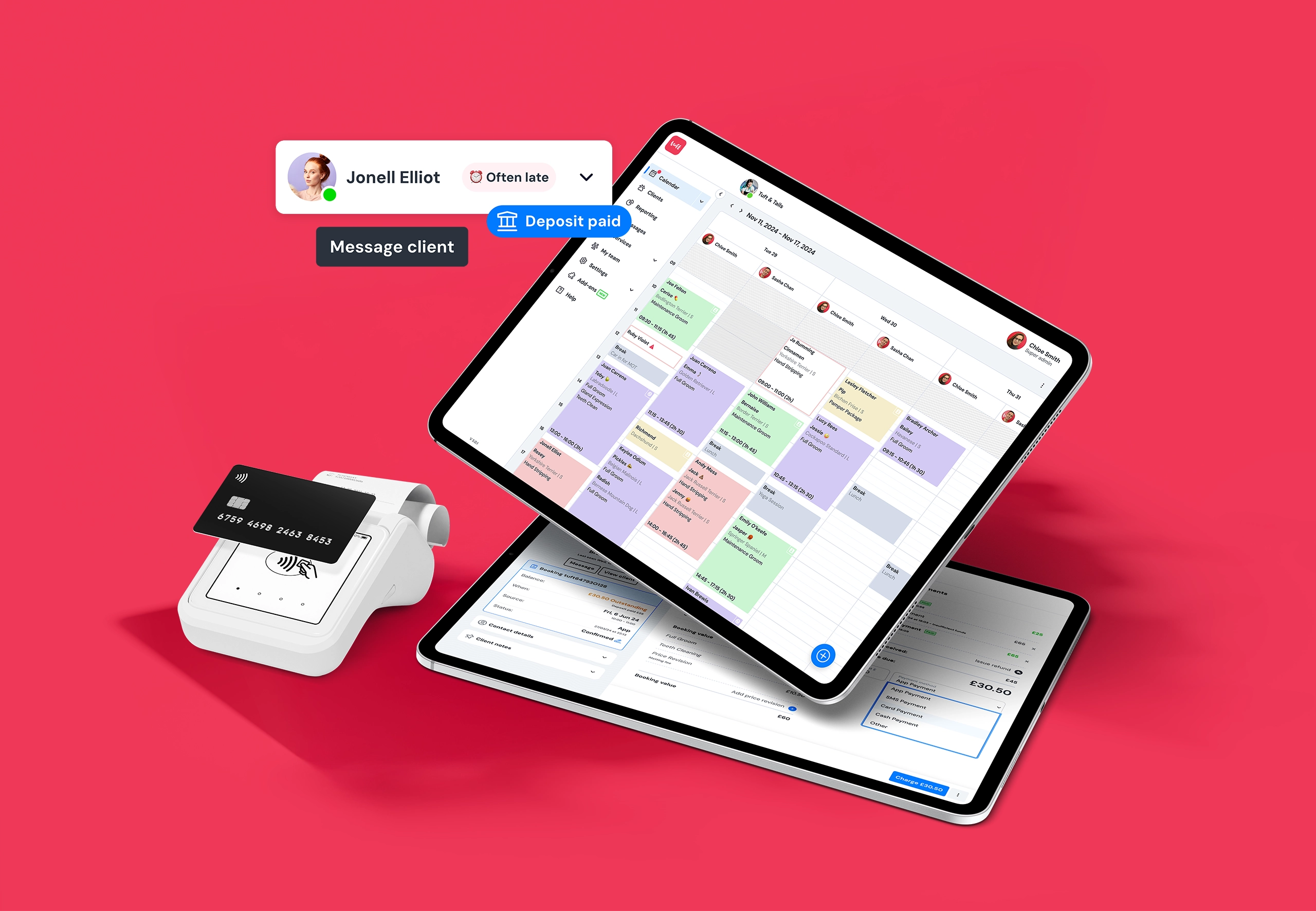 Pet grooming booking software for pet care professionals